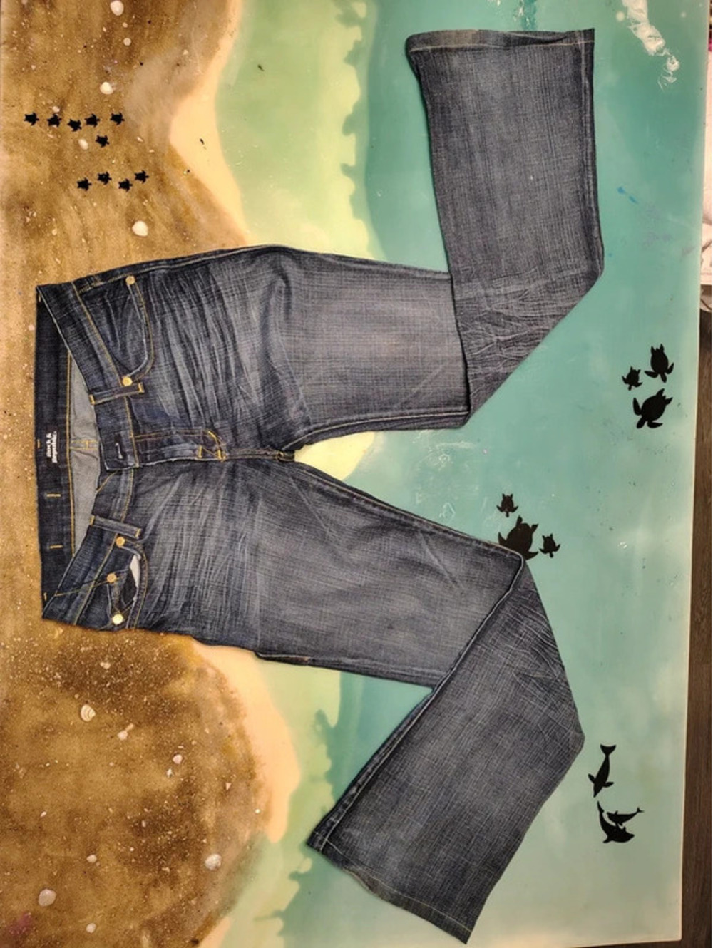 Rock & Republic Women’s Y2K Dark Wash Bootcut Jeans Waist 30